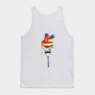 Pancakes with maple syrup and blueberries Tank Top